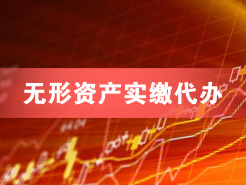 张家界无形资产实缴资本代办